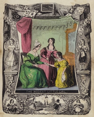 The Modest Little Girl by English School