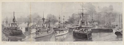The Naval Demonstration at the Opening of the North Sea and Baltic Canal by English School