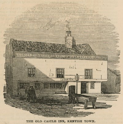The Old Castle Inn, Kentish Town, London by English School
