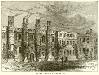 The Old Chelsea Manor House by English School