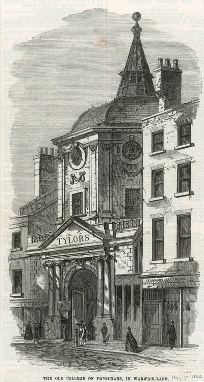 The Old College of Physicians in Warwick Lane by English School