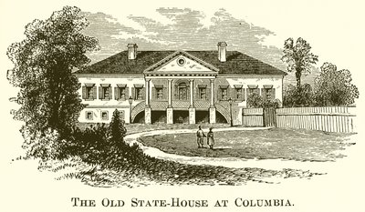 The Old State-House at Columbia by English School