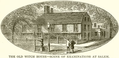 The Old Witch House--Scene of Examinations at Salem by English School