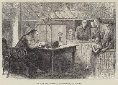 The Opium Traffic, Chinese selling Opium by English School