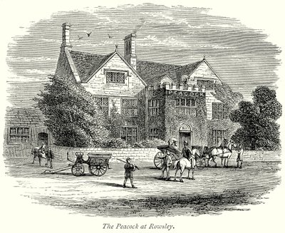 The Peacock at Rowsley by English School