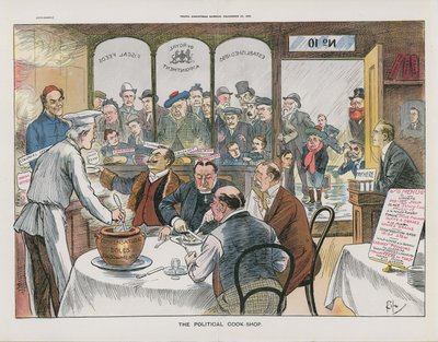 The Political Cook Shop by English School