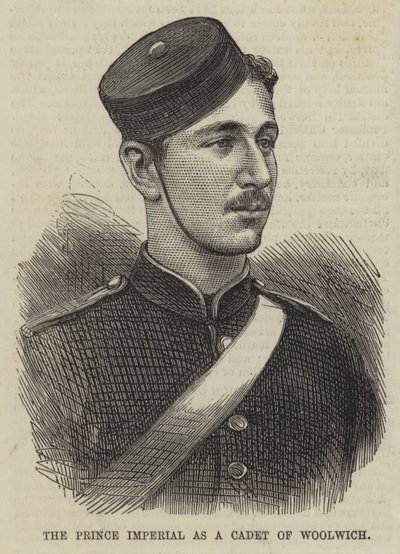 The Prince Imperial as a Cadet of Woolwich by English School