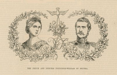The Prince and Princess Frederick William of Prussia by English School