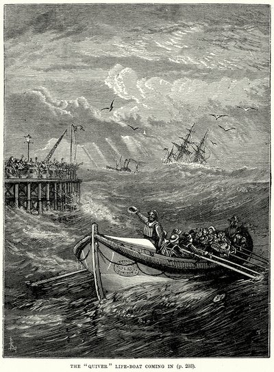 The "Quiver" Life-Boat Coming In by English School