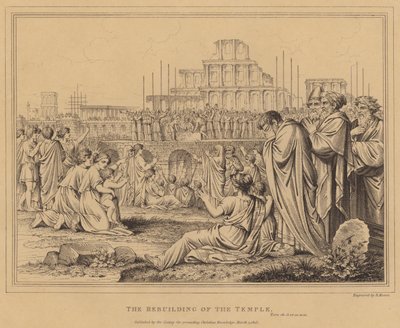 The Rebuilding of the Temple, Ezra by English School