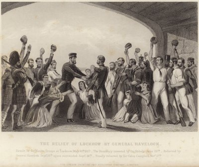 The Relief of Lucknow by General Havelock by English School