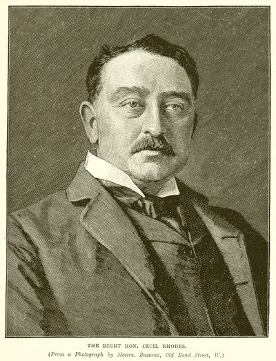 The Right Hon. Cecil Rhodes by English School