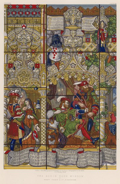 The Robin Hood Window by English School
