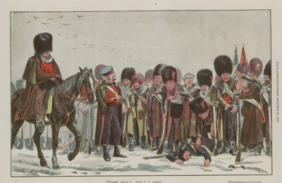 The Roll Call, 1892 by English School