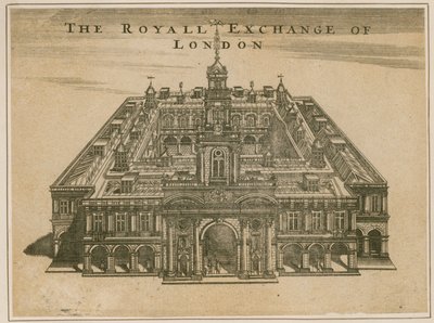 The Royal Exchange, London by English School