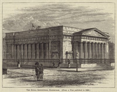 The Royal Institution, Edinburgh by English School