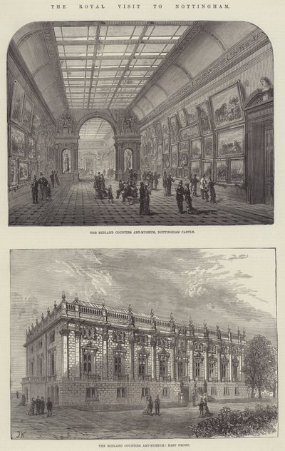 The Royal Visit to Nottingham by English School