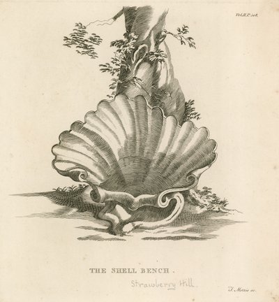 The Shell Bench, Strawberry Hill, London by English School