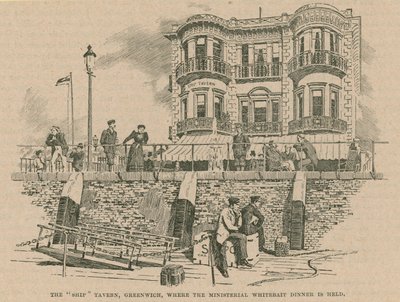 The Ship Tavern, Where the Ministerial Whitebait Dinner is Held by English School