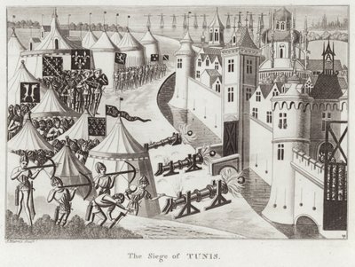 The Siege of Tunis by English School