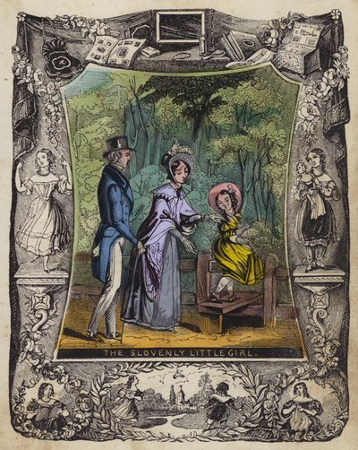 The Slovenly Little Girl by English School
