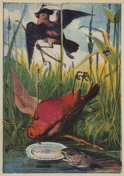 The Sparrow, Cock Robin, and the Fish by English School