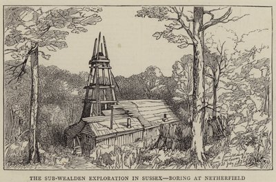 The Sub-Wealden Exploration in Sussex, Boring at Netherfield by English School