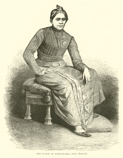 The Sultan of Djokjokarta, Java, Malay by English School