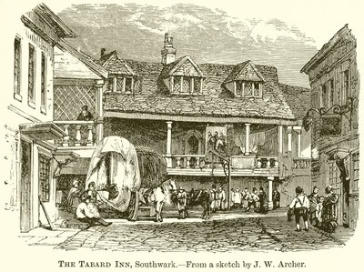 The Tabard Inn, Southwark by English School