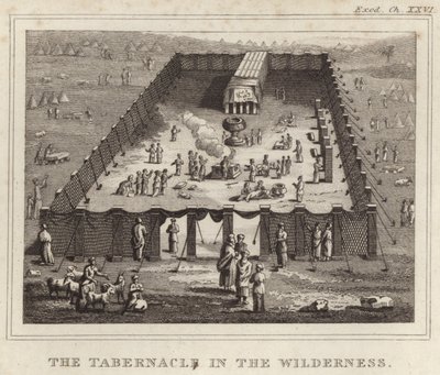 The Tabernacle in the Wilderness by English School