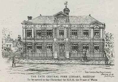 The Tate Central Free Library, Brixton by English School