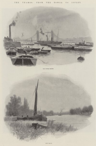The Thames, from the Tower to Iffley by English School
