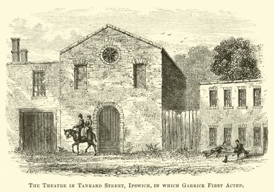 The Theatre in Tankard Street, Ipswich, in which Garrick First Acted by English School