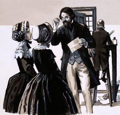 The Tragedy of the Brontes by English School