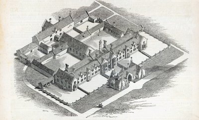 The Union Workhouse to be erected at Canterbury, from The Illustrated London News, 7th November 1846 by English School