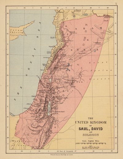 The United Kingdom of Saul, David and Solomon by English School