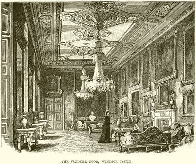 The Vandyke Room, Windsor Castle by English School