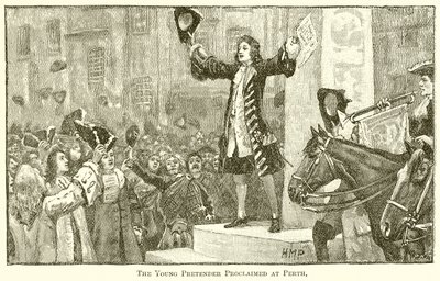 The Young Pretender Proclaimed at Perth by English School