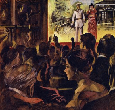 The audience shouted and hissed during the debut performance of Madame Butterfly by English School