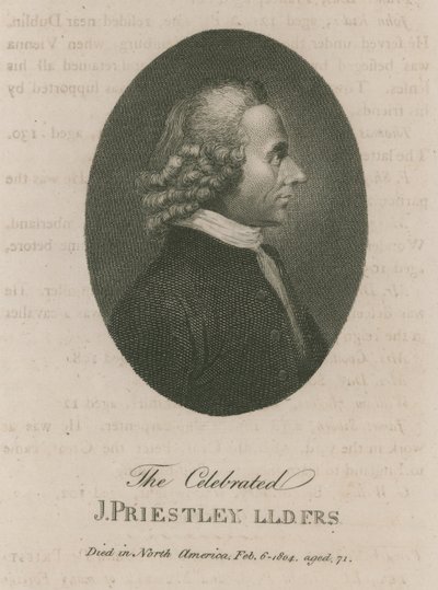 The Celebrated Joseph Priestley by English School