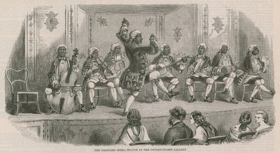 The Coloured Opera Troupe at the Oxford Street Gallery by English School