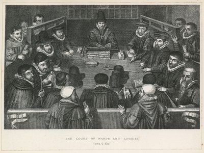 The Court of Wards and Liveries in the Time of Queen Elizabeth I by English School