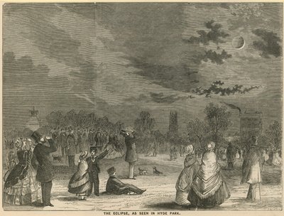The Eclipse, as Seen in Hyde Park, London by English School