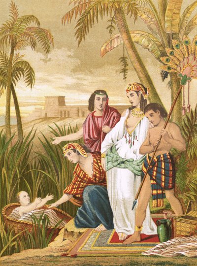 The Finding of Moses by English School