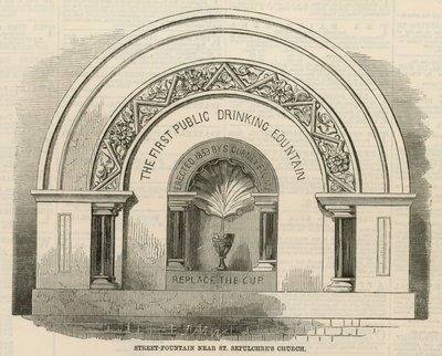 The First Public Drinking Fountain by English School