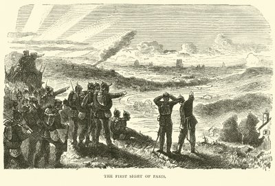 The first sight of Paris by English School