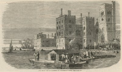 The High Tide at Lambeth on Wednesday Week by English School