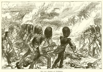 The Last Charge at Waterloo by English School