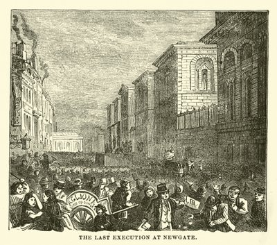 The Last Execution at Newgate by English School