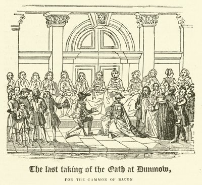 The Last Taking of the Oath at Dunmow, for the Gammon of Bacon by English School